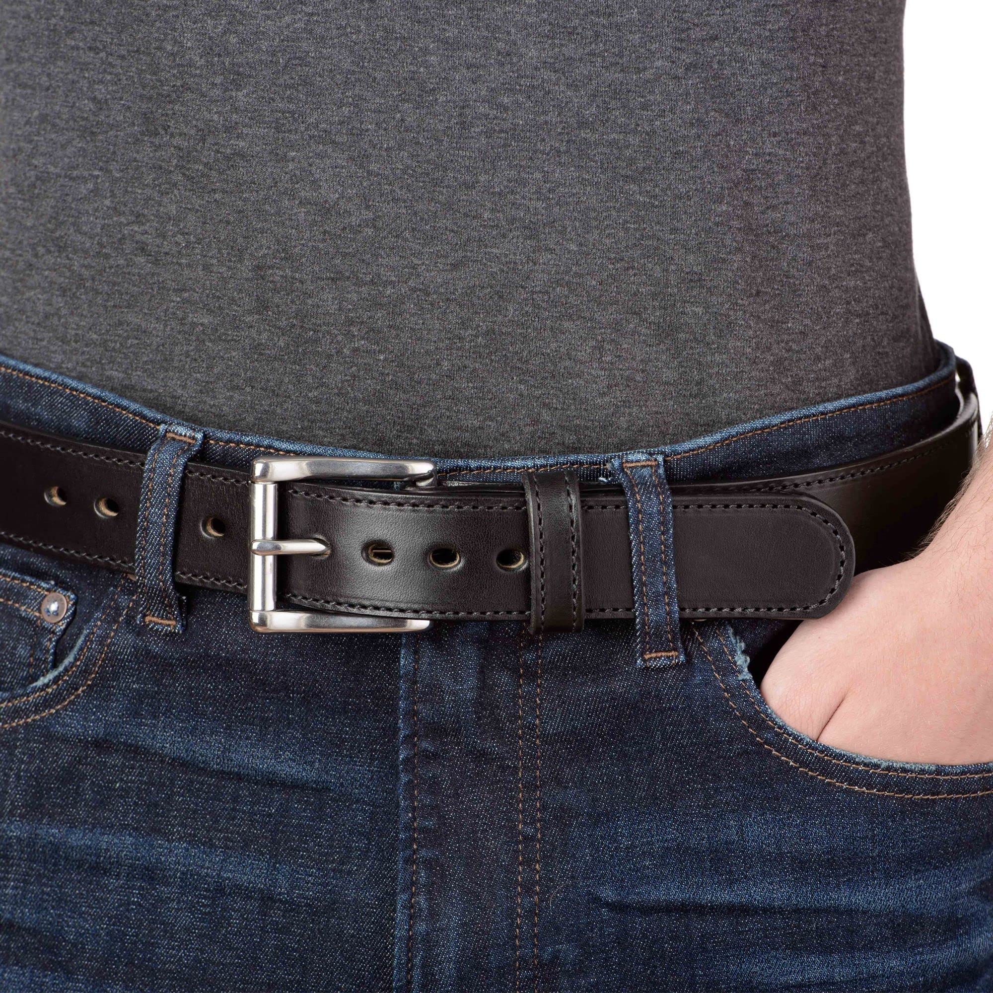 Bullhide Genuine Leather Belt for Men - 1.50