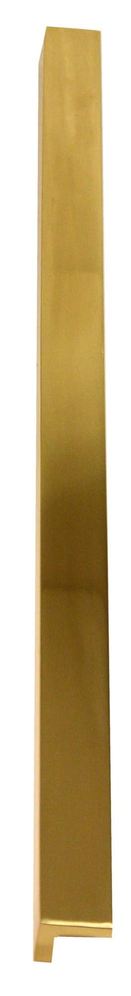 12 Inch Finger Pull Cabinet Handle - D960-12-PB-NL Tab Center to Center - Perfect for Kitchen Cabinets, Drawers & Furniture Hardware