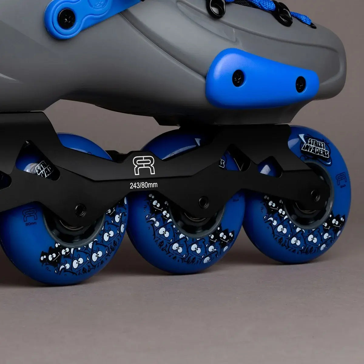 FR Skates FR1 80 Unisex Inline Skates - Grey - Perfect for Urban Skating, Fitness & Freestyle Rollerblading