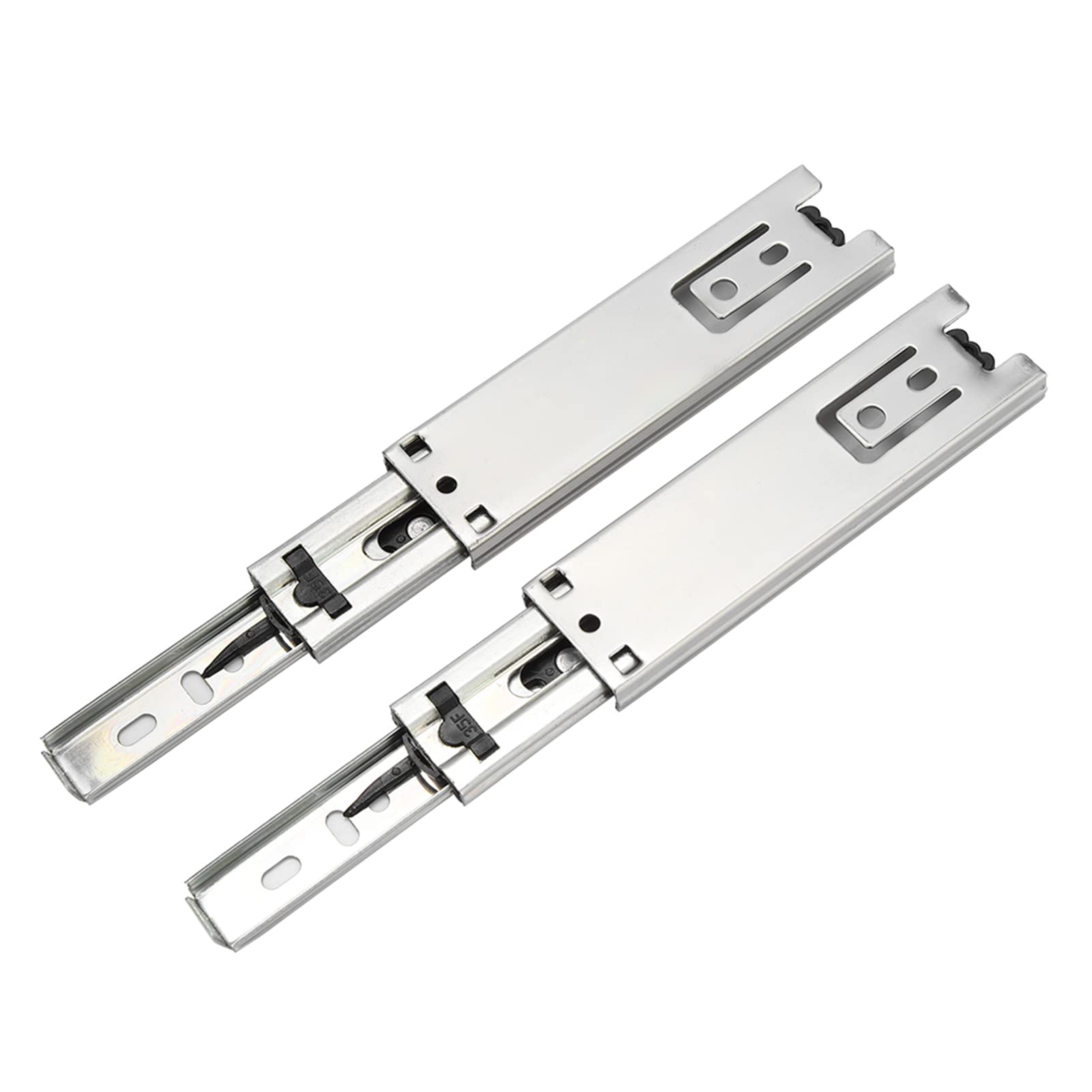 5 Inch Soft Close Ball Bearing Drawer Slides - 2 Pack Full Extension Side Mount Drawer Runners for Desk, Cabinet & Cupboard | Smooth Gliding Mini Rails for Furniture & Home Organization
