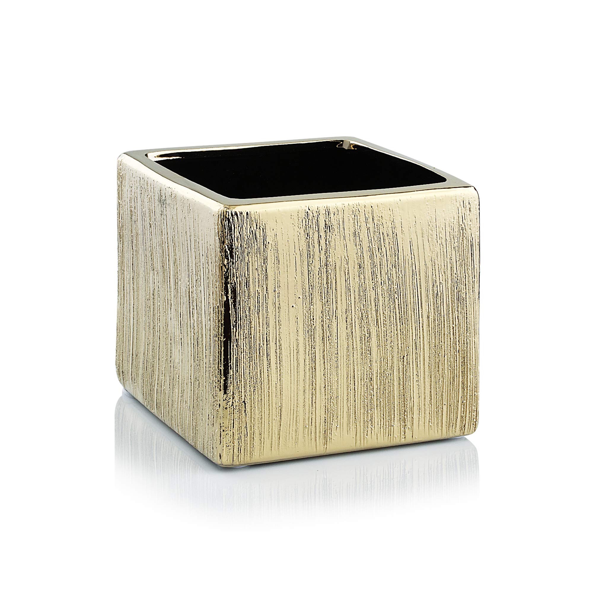 Modern Ceramic Cube Vase - 5.5
