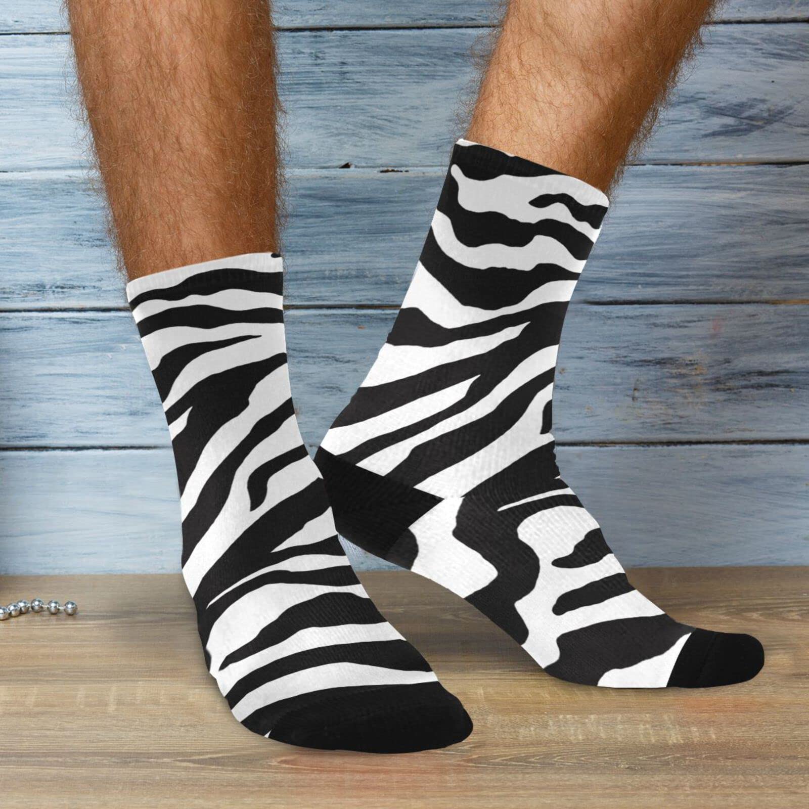 **Men's Dress Crew Socks - Cushioned Athletic & Casual Calf Socks with Fun Patterns - Novelty Socks for Men - Perfect Gift for Office, Gym & Everyday Wear**