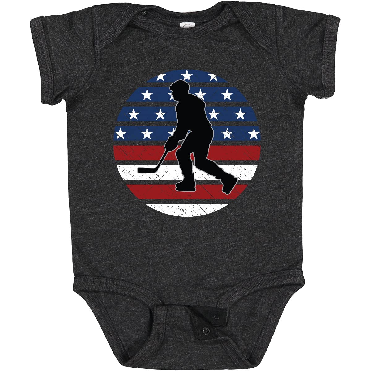 Inktastic Ice Hockey Fan Coach Player Baby Bodysuit - Cute Hockey Onesie for Infants & Toddlers - Perfect for Game Day, Team Support & Sports Enthusiast Families
