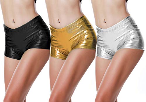 3 Pack:black,gold,silver