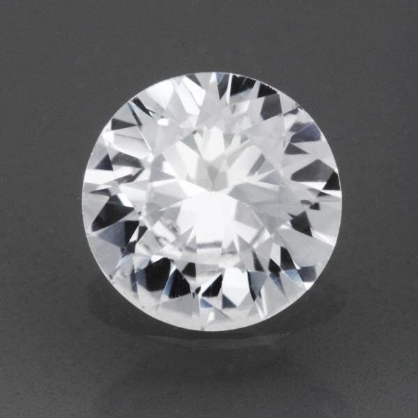 Wholesale Natural White Clear Sapphire 3.5mm Round VVS Loose Stone - September Birthstone, Diamond Alternative for Jewelry Making & Engagement Rings