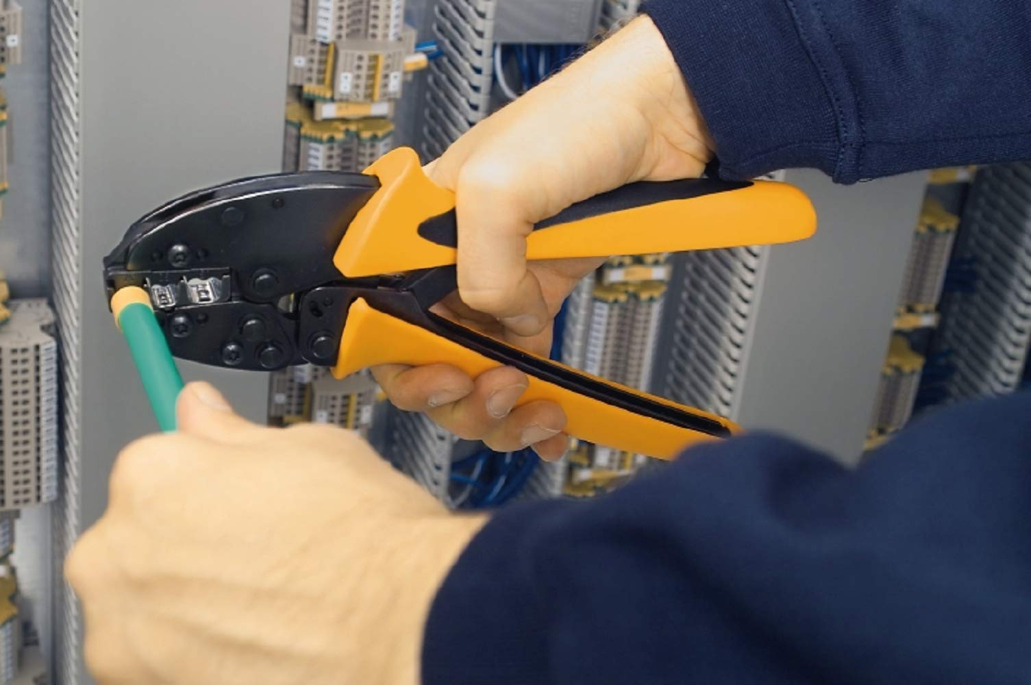 Weidmuller Wire End Ferrules Crimping Tool - Professional Electrical Wire Crimper for Secure Connections - Ideal for DIY, Home Wiring, and Industrial Electrical Projects