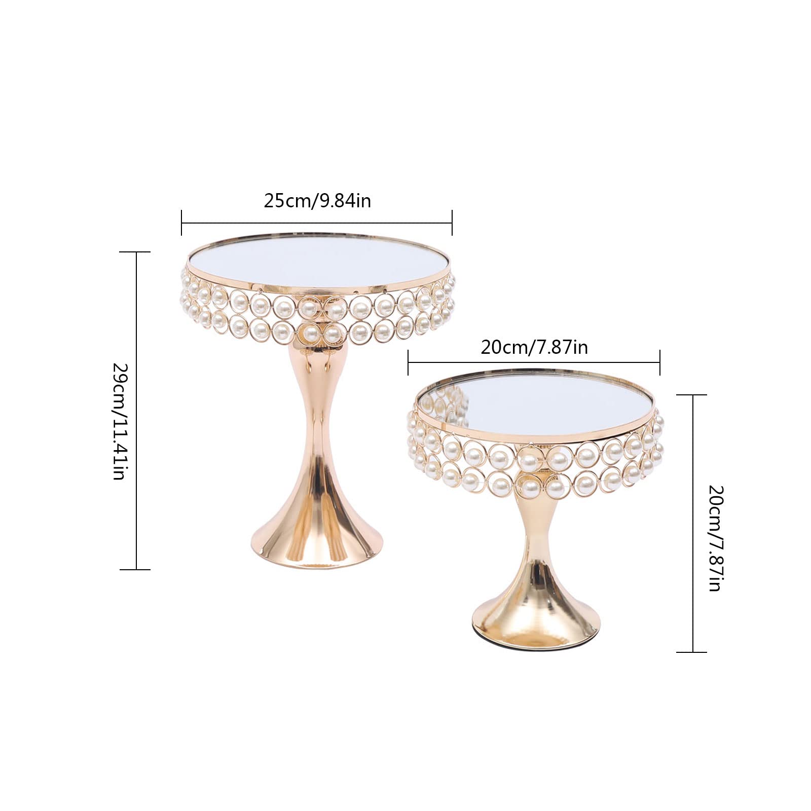 Gdrasuya10 8-Piece Cake Stand Set - Elegant Tiered Dessert Tower for Wedding, Birthday Party, Anniversary & Celebration | Perfect for Cupcakes, Pastries & Sweet Treats Display