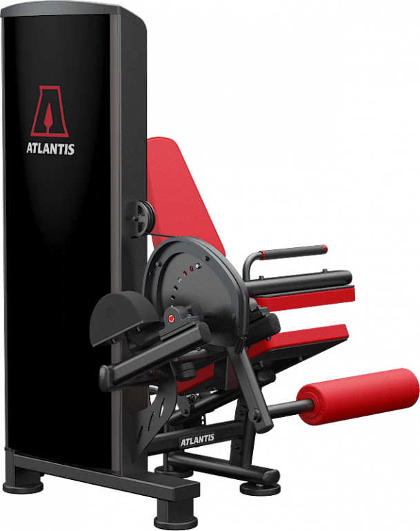 ATLANTIS Seated Leg Curl Machine - Home & Gym Leg Exercise Equipment for Hamstring Workout & Strength Training