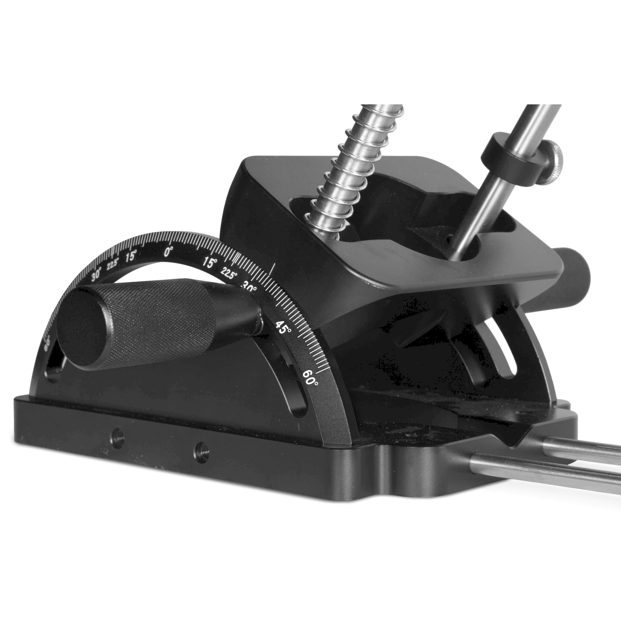 WEN WA1412 Heavy Duty Adjustable Portable Drill Guide - Precision Drill Press for Woodworking, Metalworking & DIY Projects