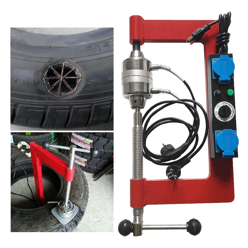 ZXMT 110V Auto Vacuum Tire Repair Machine - Professional Vulcanizing & Patching Kit for Car, Truck, Motorcycle Tires | Ideal for Roadside Emergencies & DIY Garage Repairs