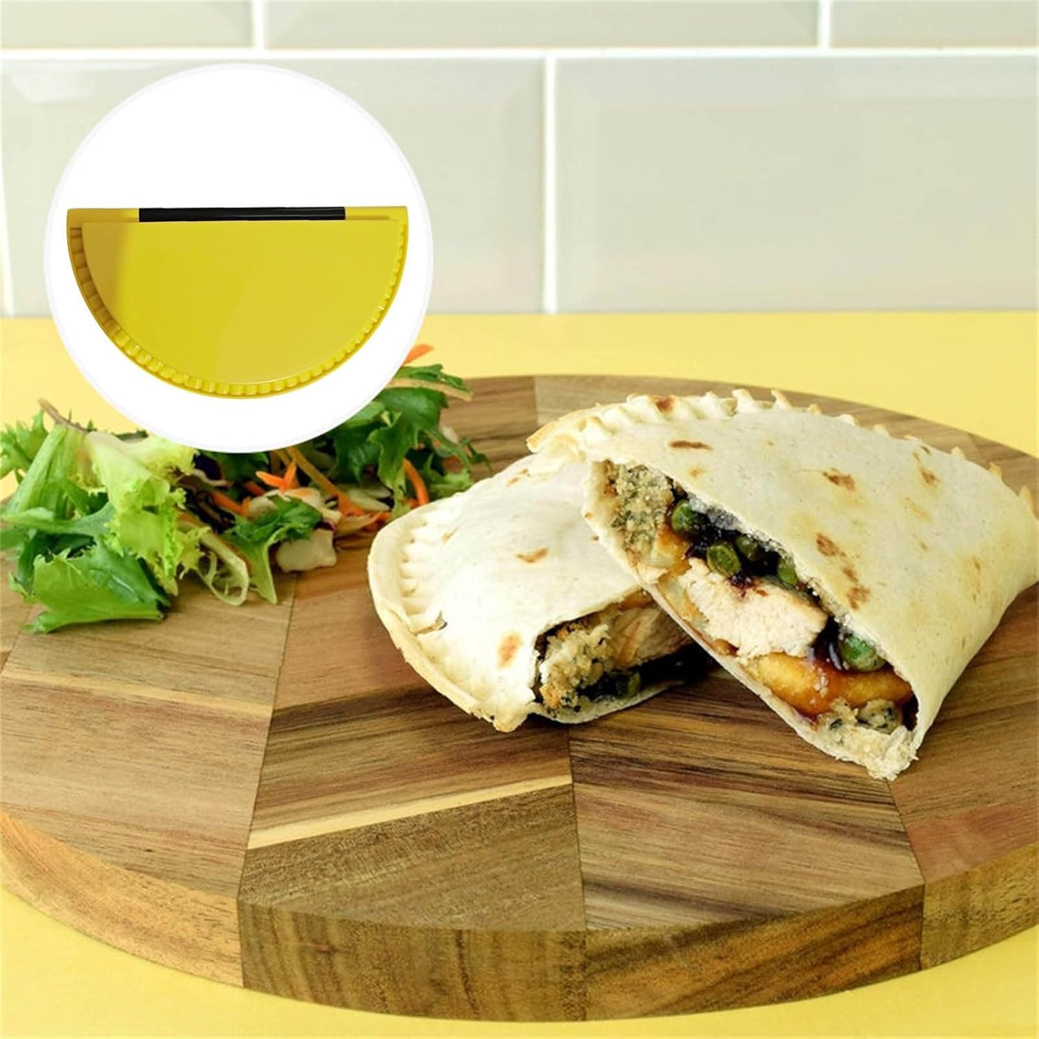 Large Dough Dumpling Press - Multifunctional Empanada Maker & Tortilla Pie Folder - DIY Sandwich & Pasta Making Tool for Breakfast | Perfect for Home Cooking, Meal Prep & Party Snacks