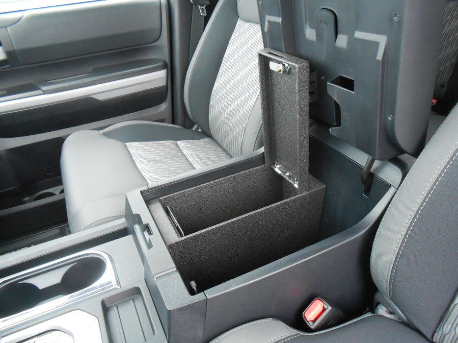 Console Vault Toyota Tundra Center Console Half Safe (2014-2021) - Secure Storage for Valuables & Firearms in Your Truck