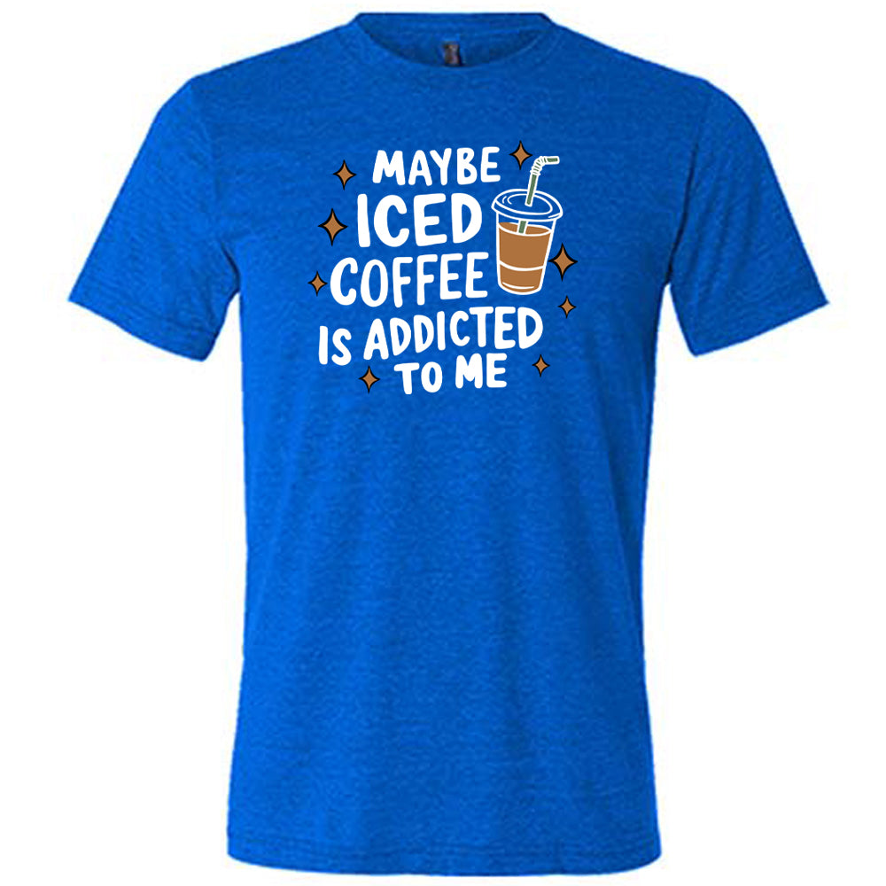 Unisex Funny Iced Coffee Addict T-Shirt - Perfect for Coffee Lovers, Casual Wear & Gifts