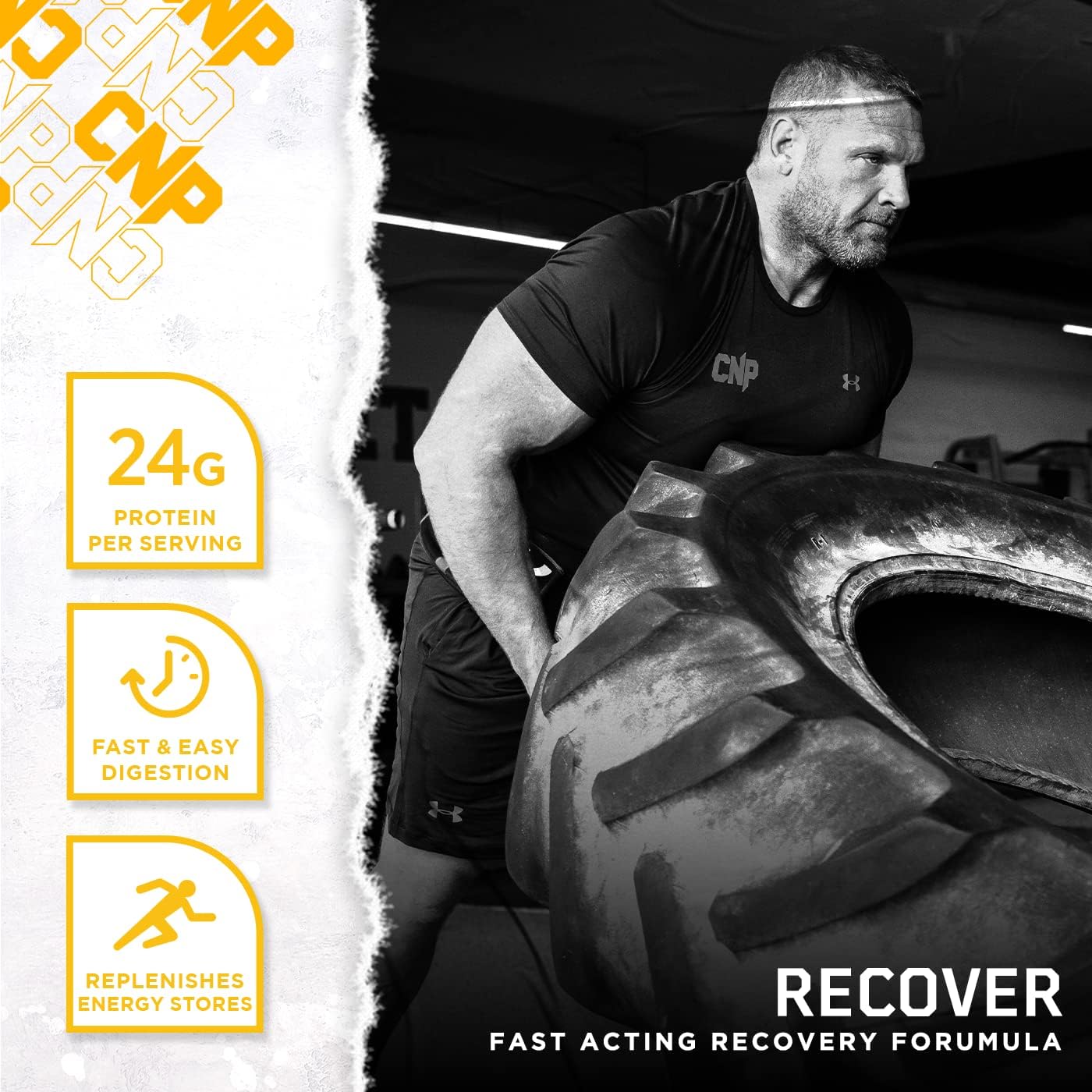 CNP Pro Recover Vanilla 5kg - Premium Post Workout Recovery Powder with High Protein & Carbs for Muscle Growth & Recovery | Ideal for Athletes & Gym Enthusiasts