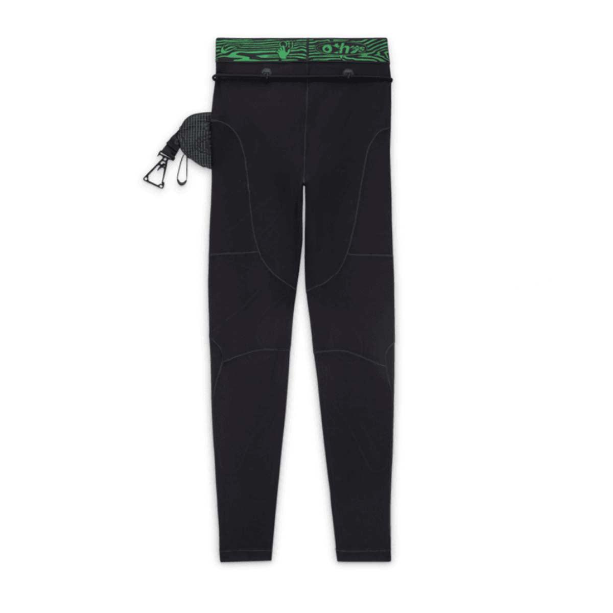 Off White Women's Black Tights - High Waist Leggings for Yoga, Running & Workout - Comfortable & Stretchy Athletic Wear