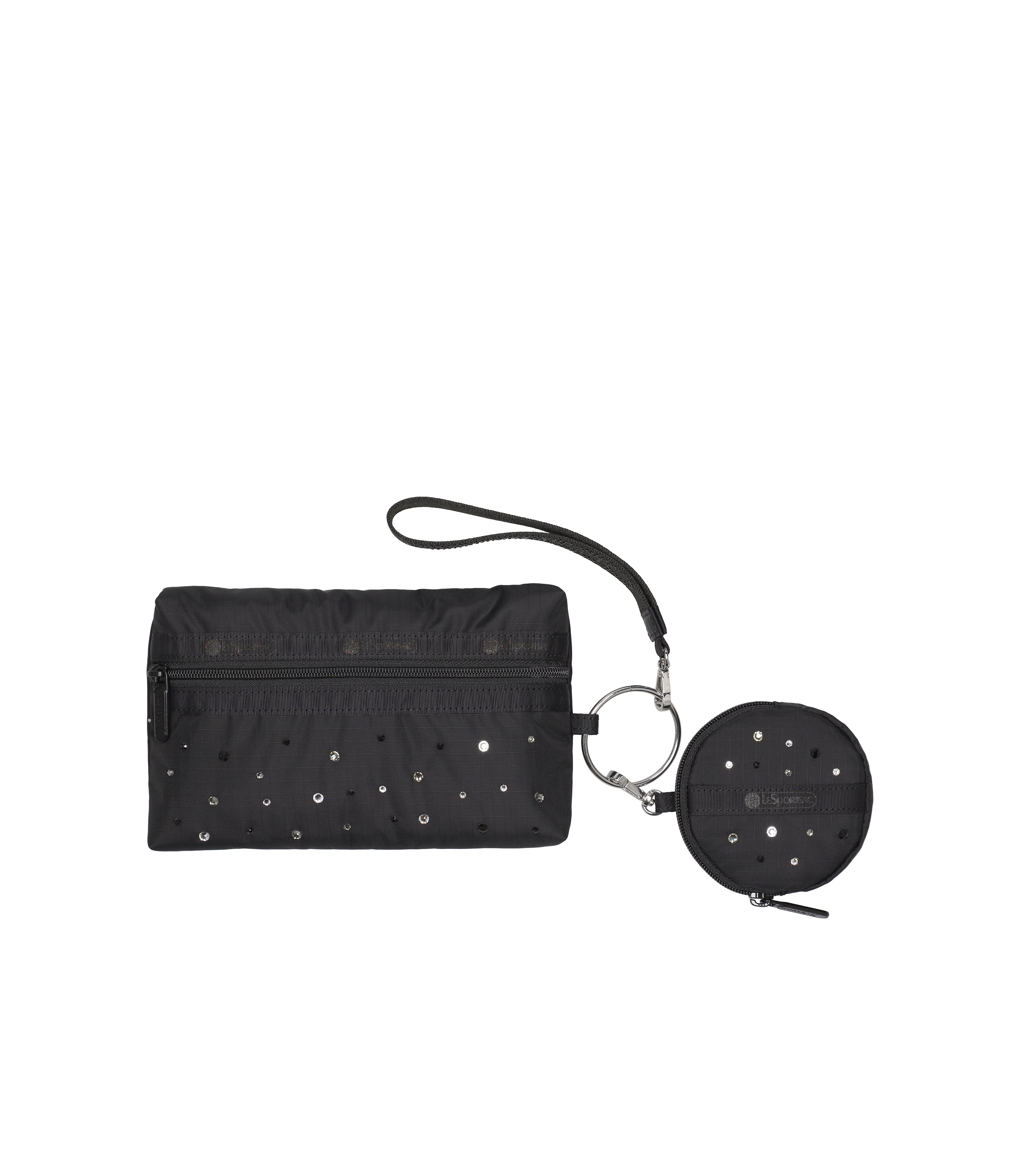 Stylish Dual Pouch Wristlet Wallet for Women - Compact Crossbody Phone Purse with RFID Protection - Perfect for Travel, Shopping & Everyday Use