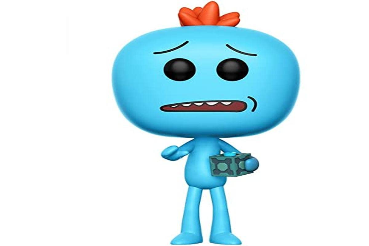 POP Rick & Morty Mr. Meeseeks Action Figure - Collectible Vinyl Toy for Fans, Home & Office Decor, Gift for TV Show Lovers