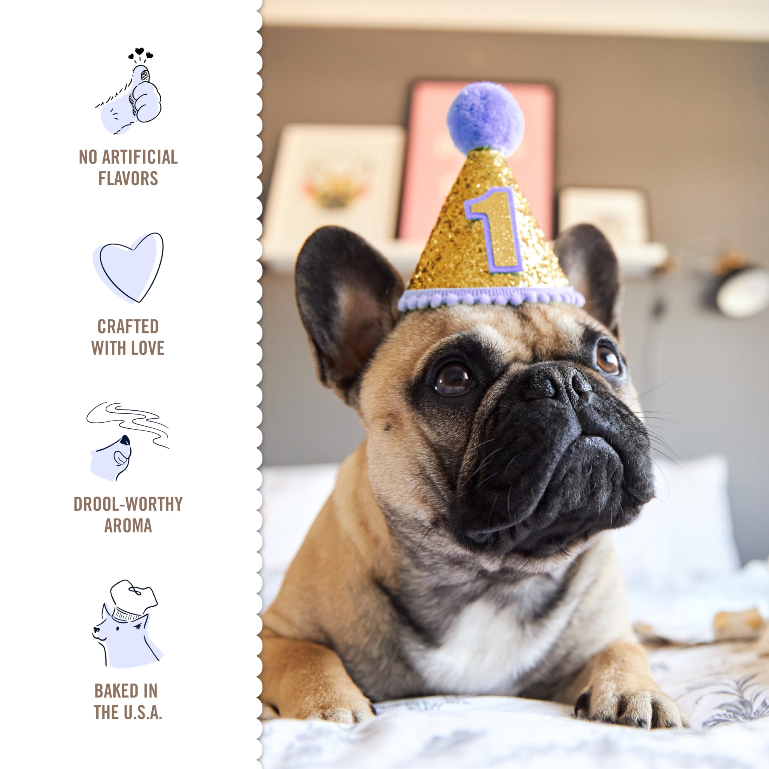 Three Dog Bakery Ultimate Celebration Cake Mix - Easy DIY Dog Birthday Cake Recipe for Puppies & Adult Dogs | Perfect for Birthday Parties, Special Occasions & Dog Treats