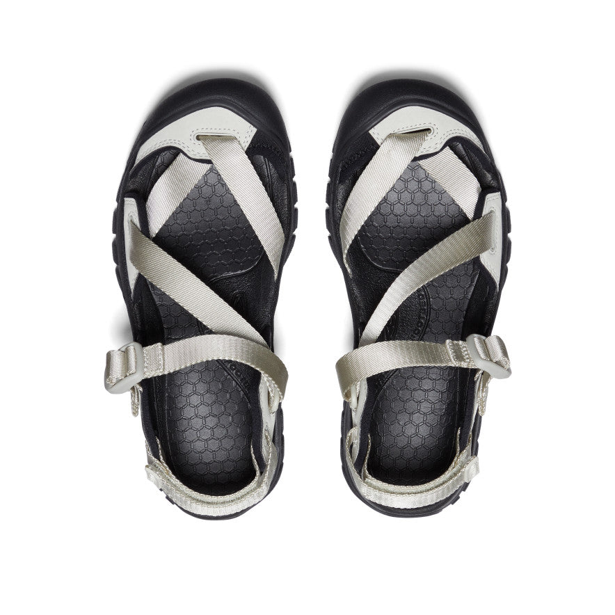 Zerraport II Women's Sandals - Silver Birch & Black | Comfortable Casual & Outdoor Walking Sandals for Summer, Beach, Travel