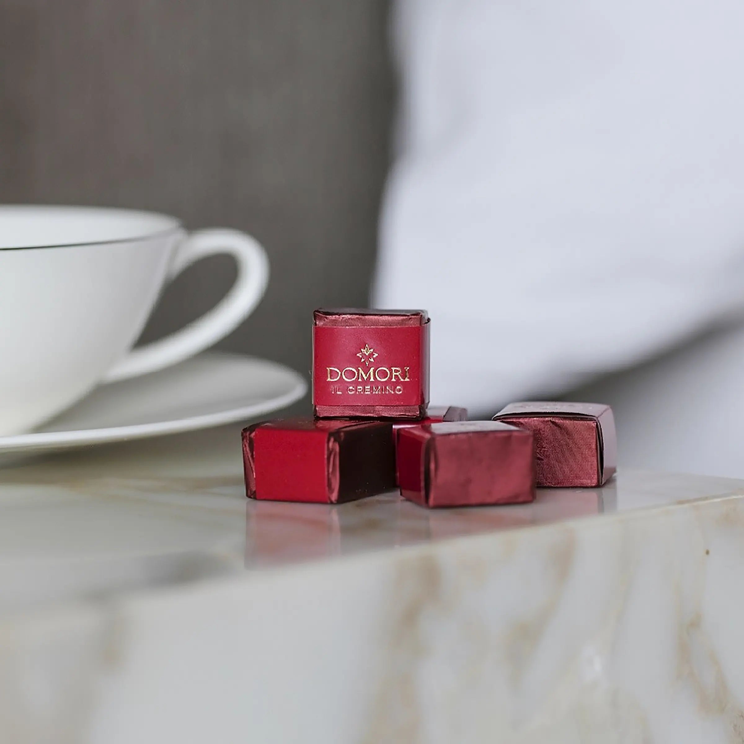 Domori Classic Gianduja Cremino Bag - Premium Italian Chocolate Hazelnut Spread - Perfect for Gifts, Desserts & Coffee Pairing
