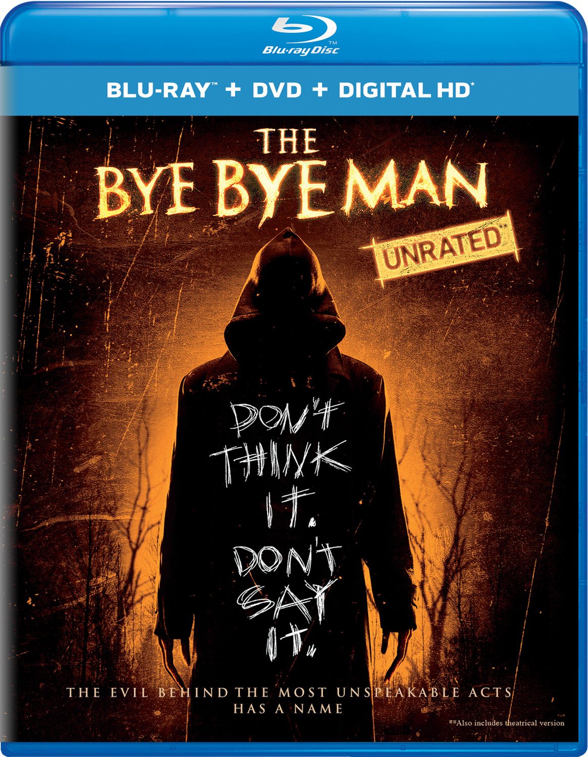 The Bye Bye Man [Blu-ray] - Horror Movie on Blu-ray Disc | Perfect for Movie Nights & Halloween Scares