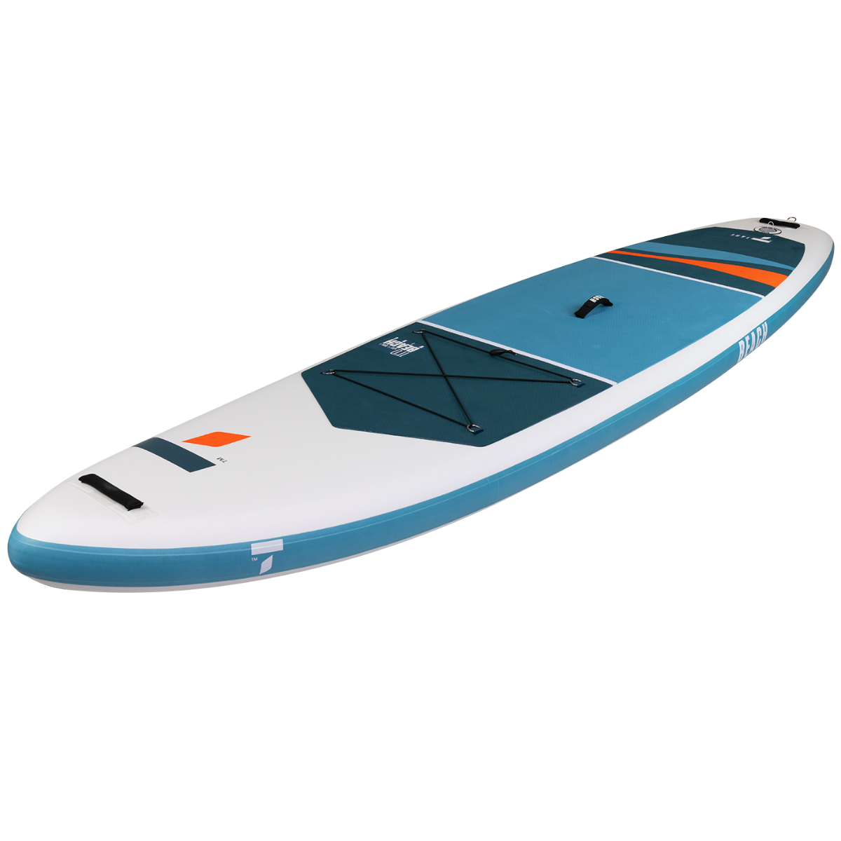 11'0 Inflatable Stand Up Paddle Board (SUP) with Paddle, Pump & Carry Bag - Lightweight & Stable for All Skill Levels - Perfect for Beach, Lake & Ocean Paddling