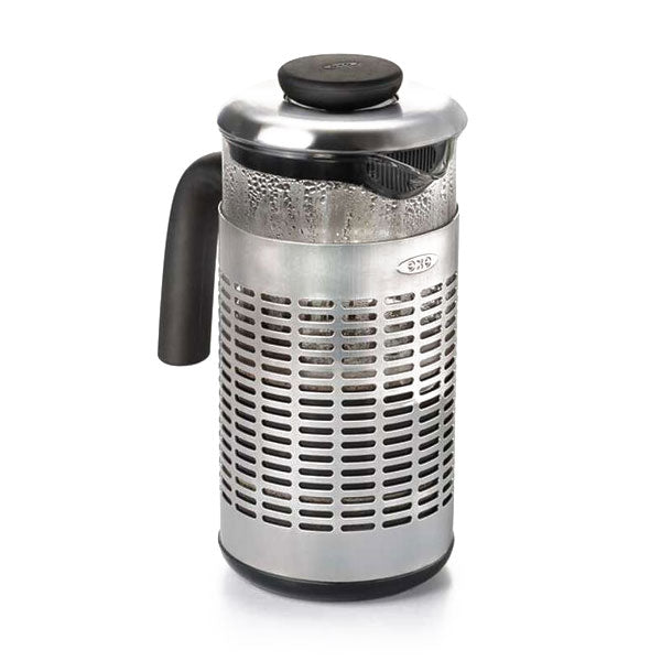 OXO Revive French Press Coffee Maker - 34 oz Stainless Steel Coffee Press with Ergonomic Handle & Easy Clean Filter - Perfect for Home, Office & Camping Brewing