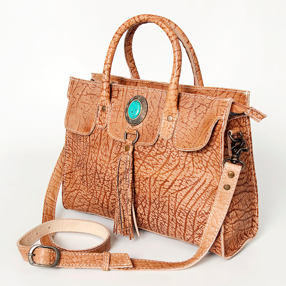 ADBG704A Genuine Leather Women's Western Handbag Purse - American Darling Crossbody Bag for Cowgirl Style, Rodeo Events & Everyday Fashion