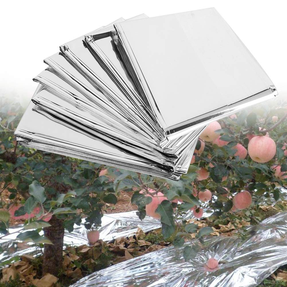 2PCS High Reflective Silver Mylar Film for Plant Growth - 82.7x47.2in Greenhouse Covering Foil Sheets - Ideal for Indoor Gardening, Hydroponics, Camping & Outdoor Use