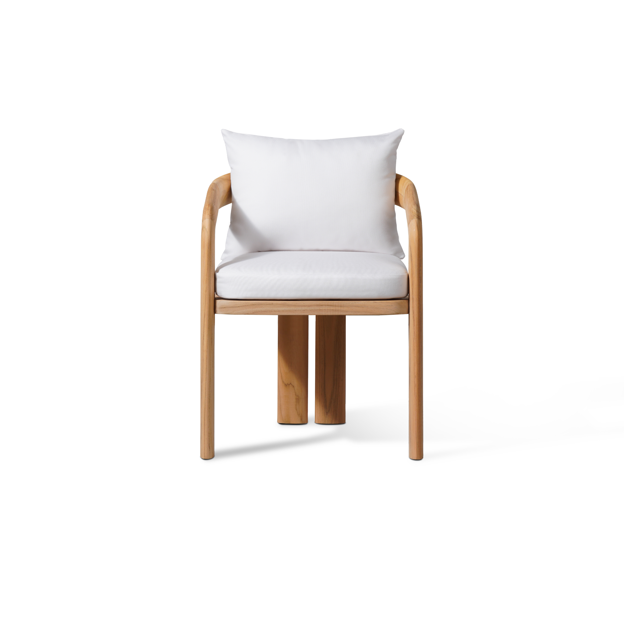 Chloe Modern Dining Chair - Upholstered Fabric Seat, Sturdy Wooden Legs for Kitchen, Dining Room, and Office - Comfortable & Stylish Home Furniture for Everyday Use
