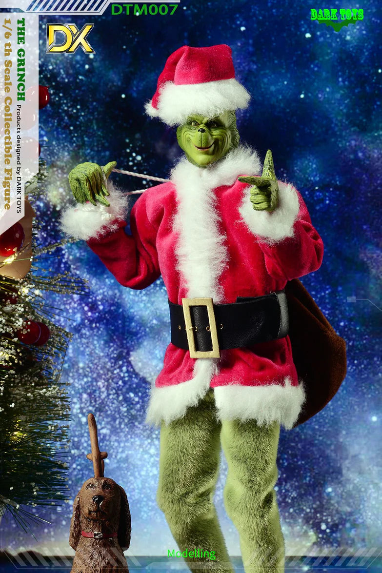 Dark Toys 1/6 Scale The Grinch Deluxe Edition Collectible Action Figure DTM007 - Perfect for Christmas Decorations, Movie Fans & Collectors