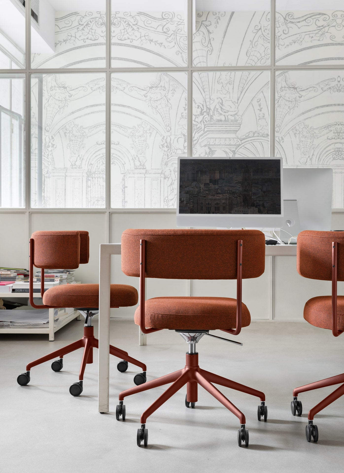 Midj Amelie DP TS Ergonomic Office Chair - Adjustable Height & Lumbar Support for Home & Workspace Comfort
