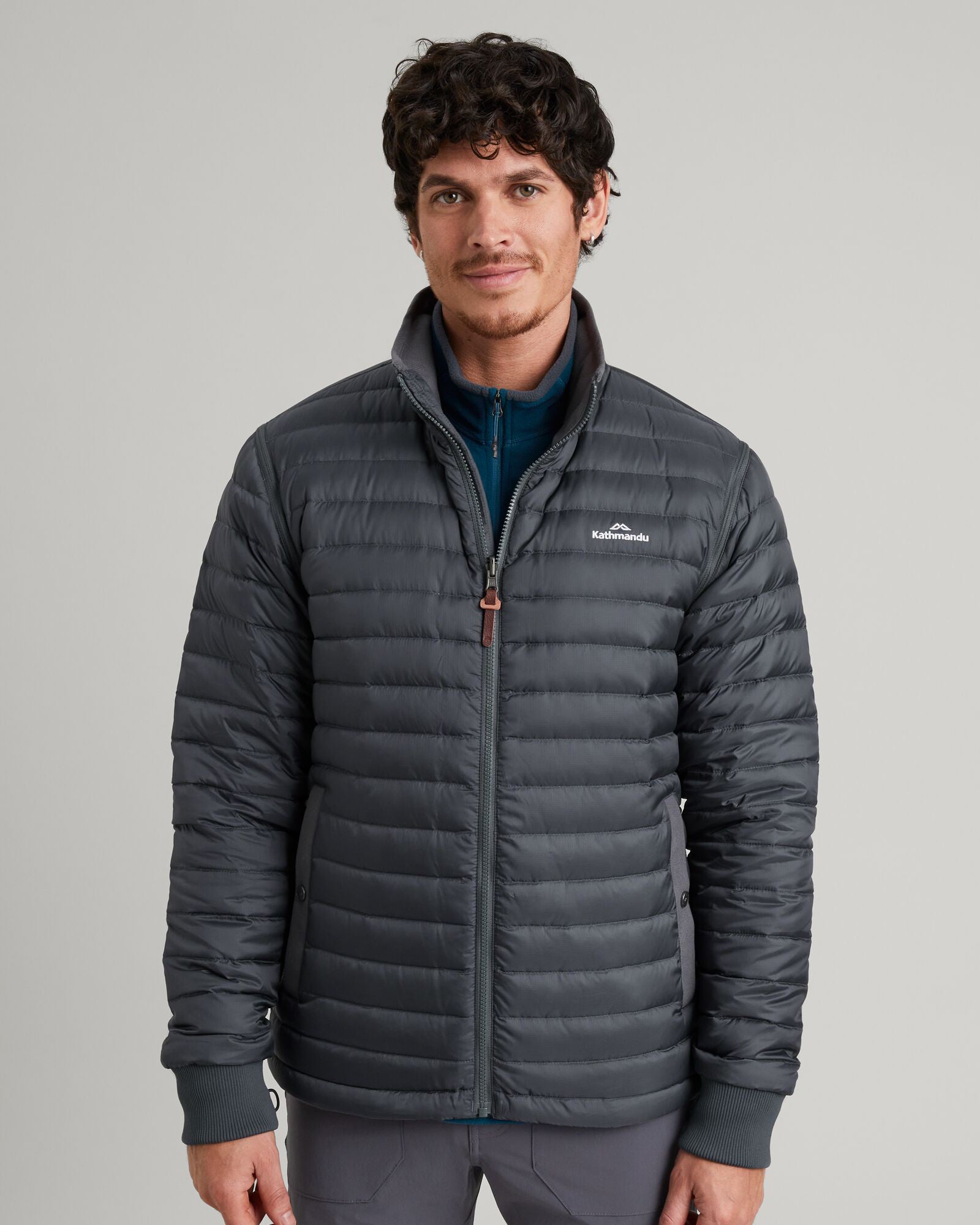 Men's Benmore 5-in-1 Convertible Jacket - Lightweight Waterproof Windproof Winter Coat for Hiking, Camping & Outdoor Activities