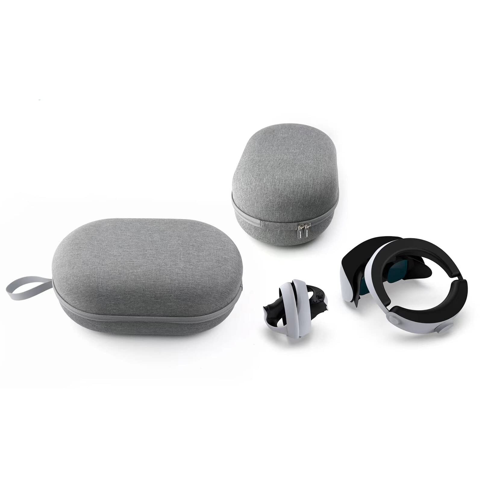 Premium Hard Carrying Case for PS VR2 Headset & Controllers - Protective Travel Storage with Lens Cover | Perfect for Gaming at Home & On-The-Go Accessories Organization