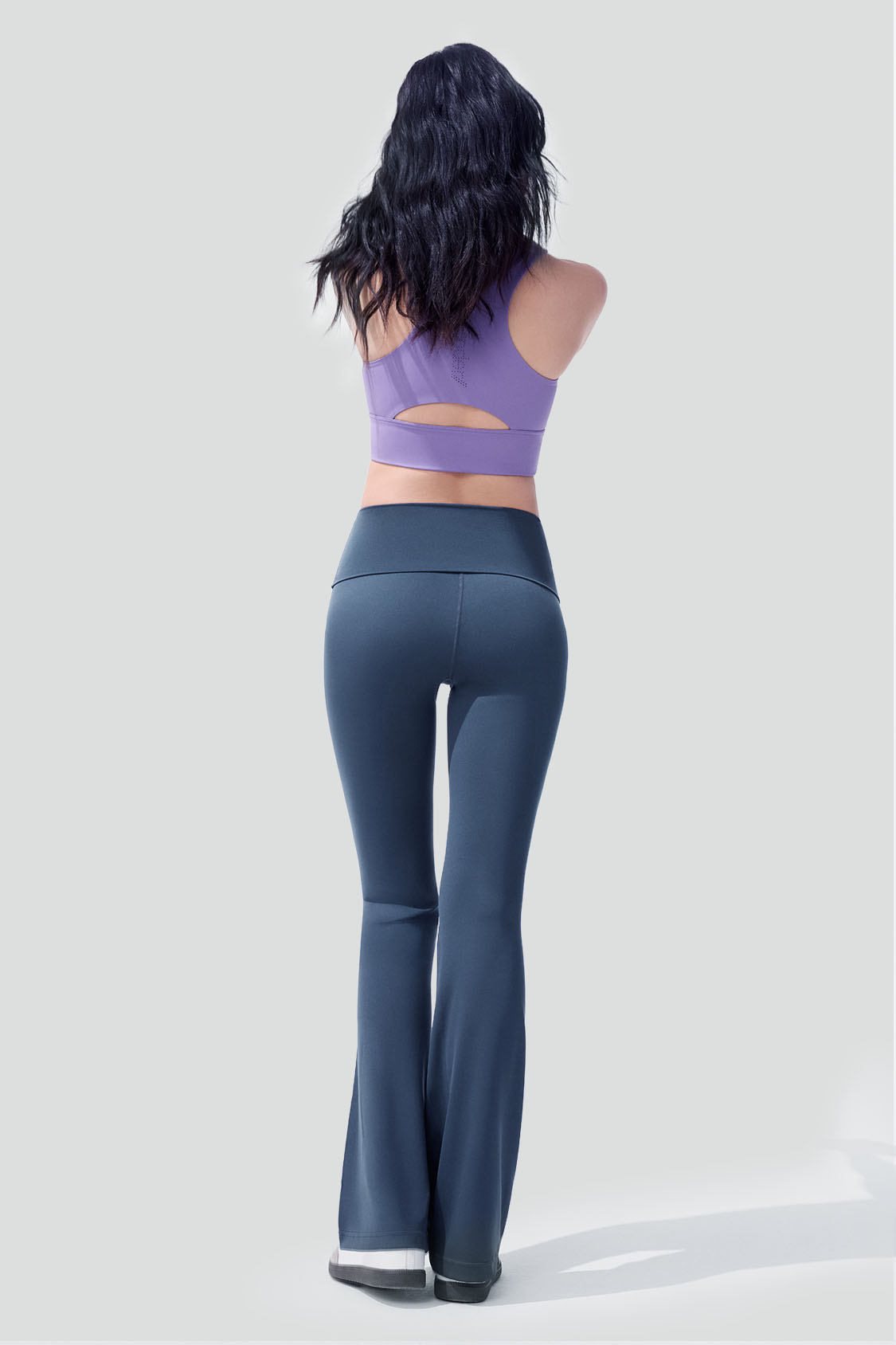 Glide Women's Cooling Flared Pants - Breathable Summer Yoga Pants for Workout, Travel & Lounge Wear
