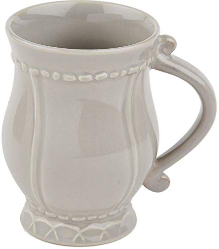 Premium Greystone Coffee Mug – 16oz Ceramic Travel Mug with Lid, Perfect for Home, Office & Outdoor Use