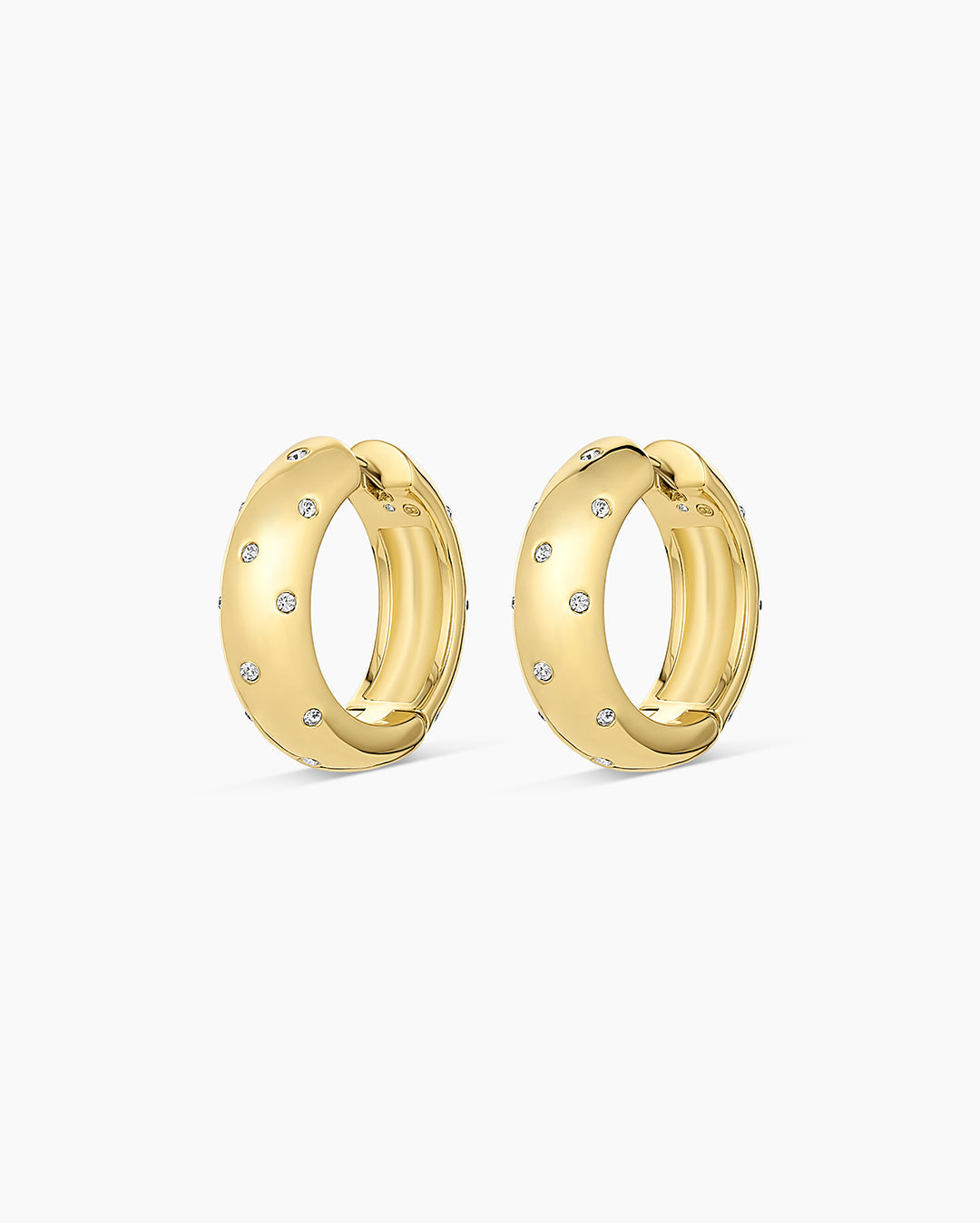 Noel Shimmer Hoops - Elegant Christmas Earrings for Women, Festive Holiday Jewelry Gift - Perfect for Parties, Weddings & Seasonal Celebrations