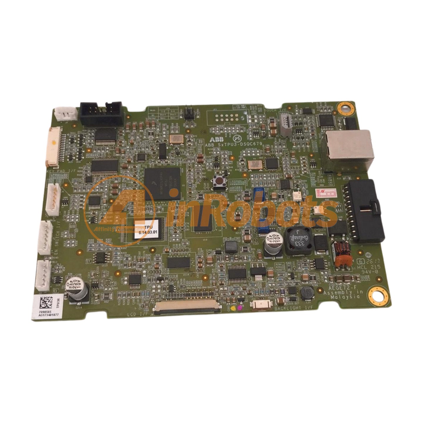 ABB DSQC679 SXTPU3 3HAC033624 001 Industrial Robot Motherboard - Genuine OEM Part (US Stock, Fast Shipping) | Compatible with ABB Robotics Systems for Manufacturing & Automation