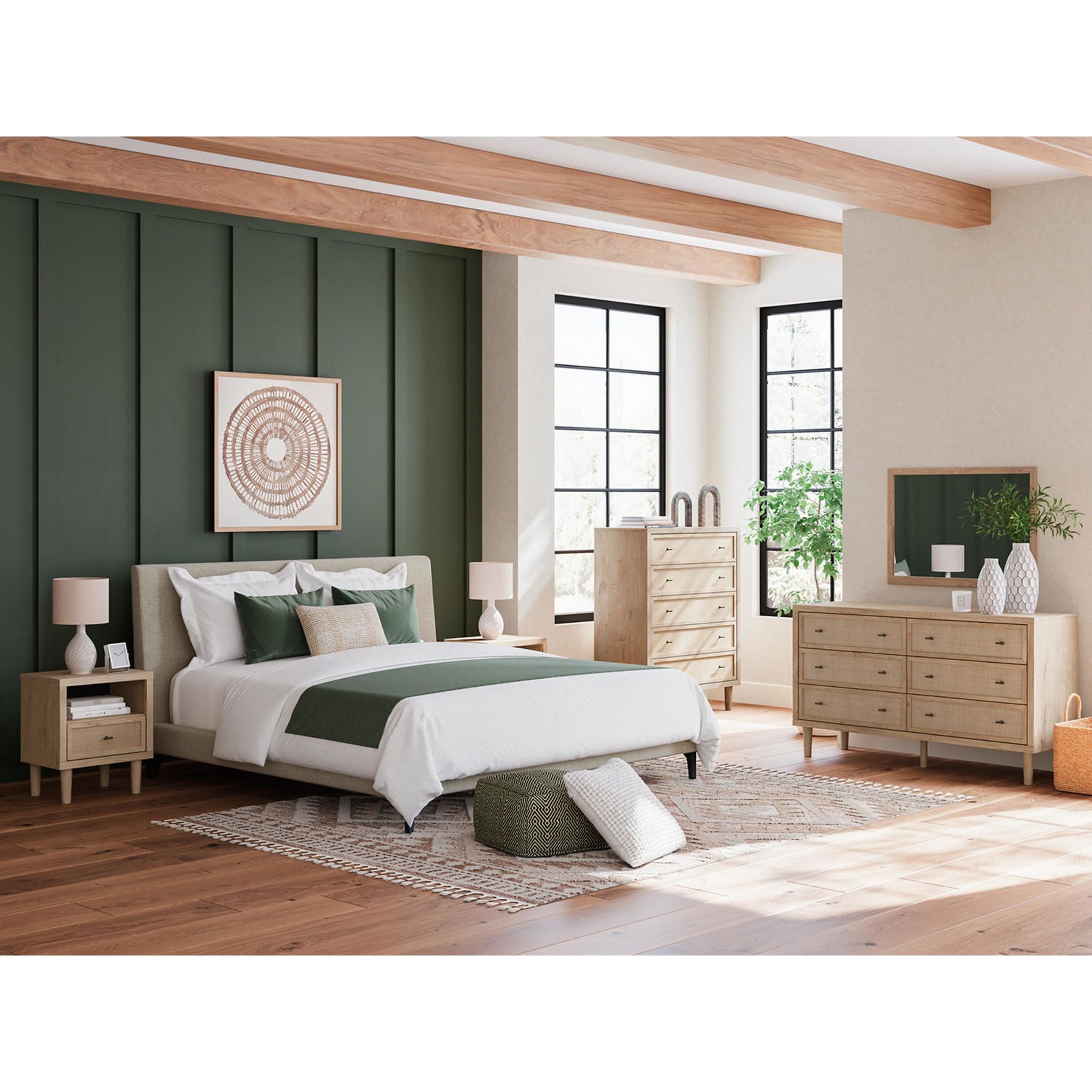 Cielden Dresser - Modern Two-Tone Wooden Dresser for Bedroom Storage | Stylish & Functional Furniture for Home Organization