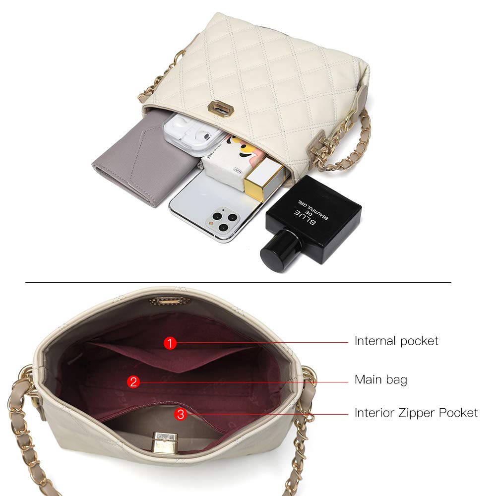 Stylish Women's Small Crossbody Bags - Genuine Leather Lightweight Shoulder Purse for Everyday Use, Travel & Shopping