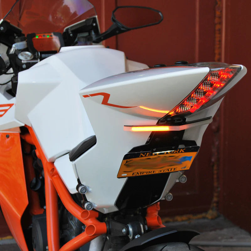 KTM RC8 Fender Eliminator Kit for 2015-2018 Models - Lightweight Tail Tidy License Plate Mount - Perfect for Motorcycle Track Days & Street Legal Customization