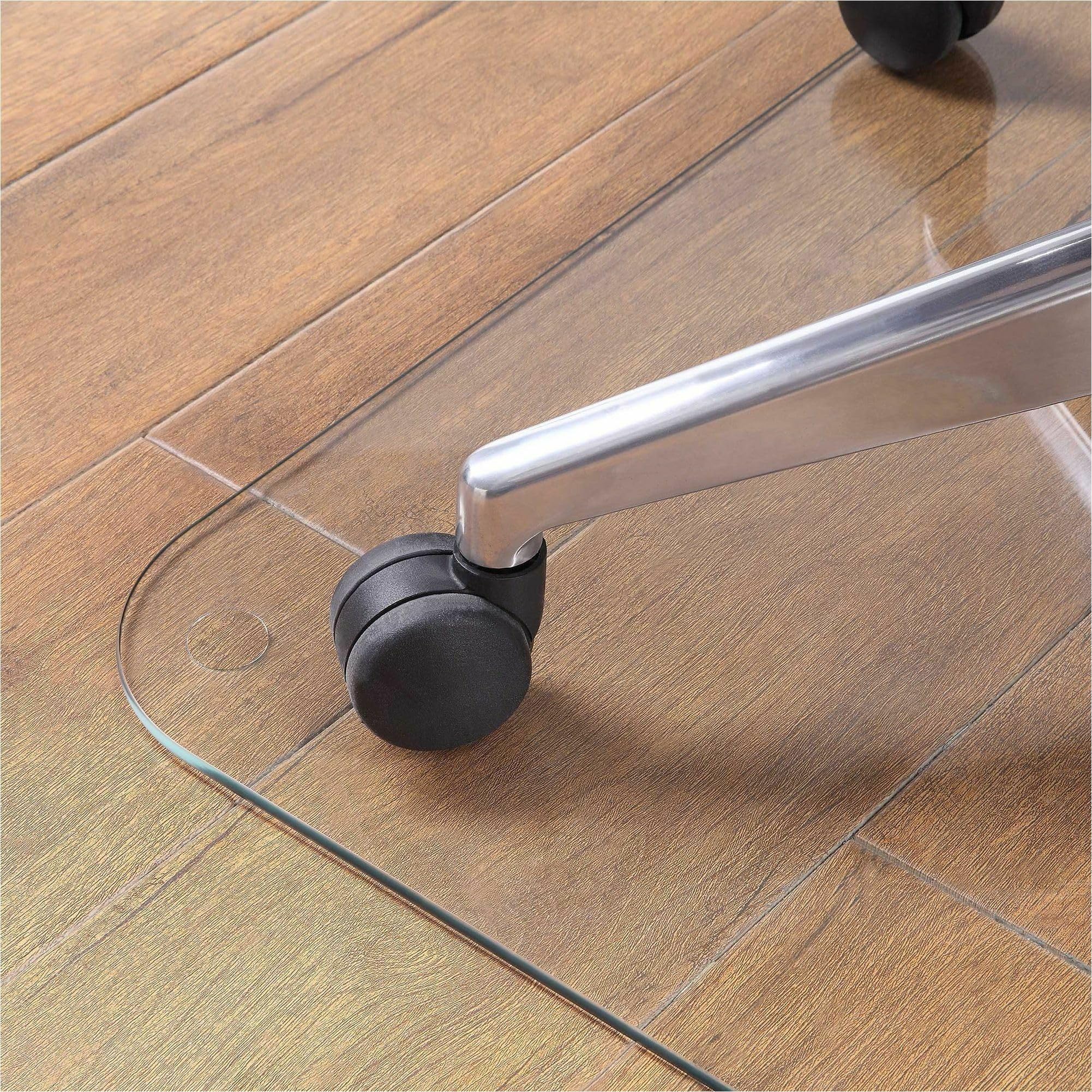 Lorell Clear Tempered Glass Chairmat - 46