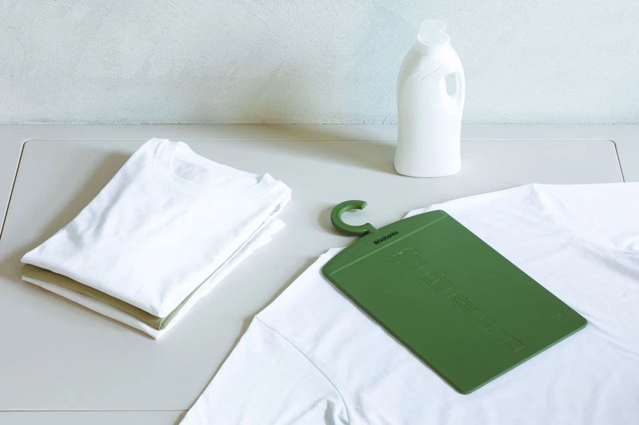 Foldable Laundry Folding Board - Mint Green Space Saving Clothes Organizer for Bedroom, Closet & Travel - Perfect for Neatly Folding Shirts, Pants & Towels