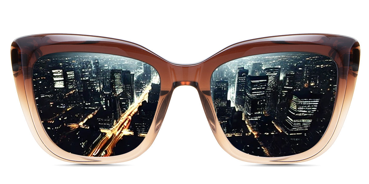 Lesa Women's Prescription Polarized Sunglasses - UV Protection, Anti-Glare for Driving, Outdoor & Fashion Use