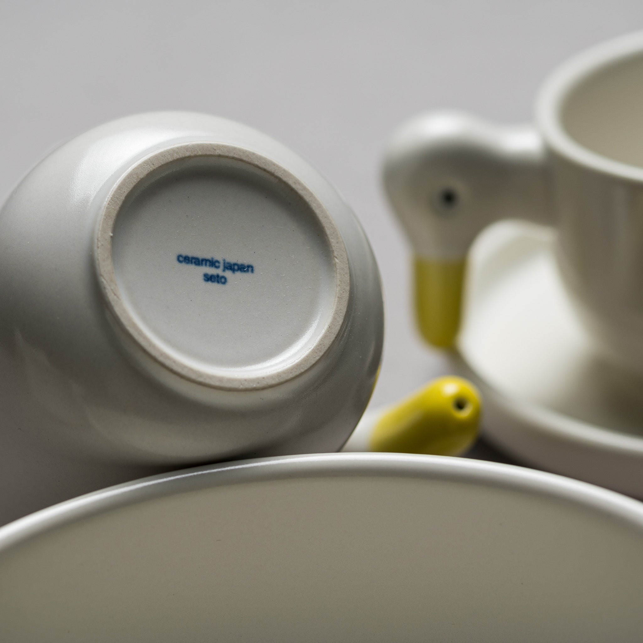Premium Japanese Ceramic Duck Cup & Saucer Set - Elegant Tea & Coffee Drinking Set for Home, Cafe, and Gift Giving - Perfect for Afternoon Tea, Breakfast, and Japanese Style Dining
