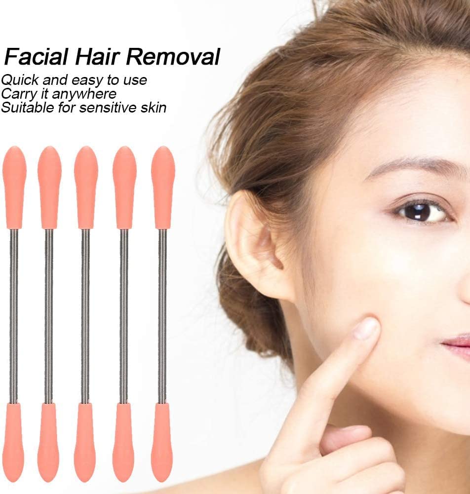 Jankylabh Facial Hair Remover for Women - Spring Coil Hair Removal Stick for Upper Lip, Chin, Face & Neck | Painless & Reusable | Perfect for Home Spa, Travel & Quick Touch-Ups