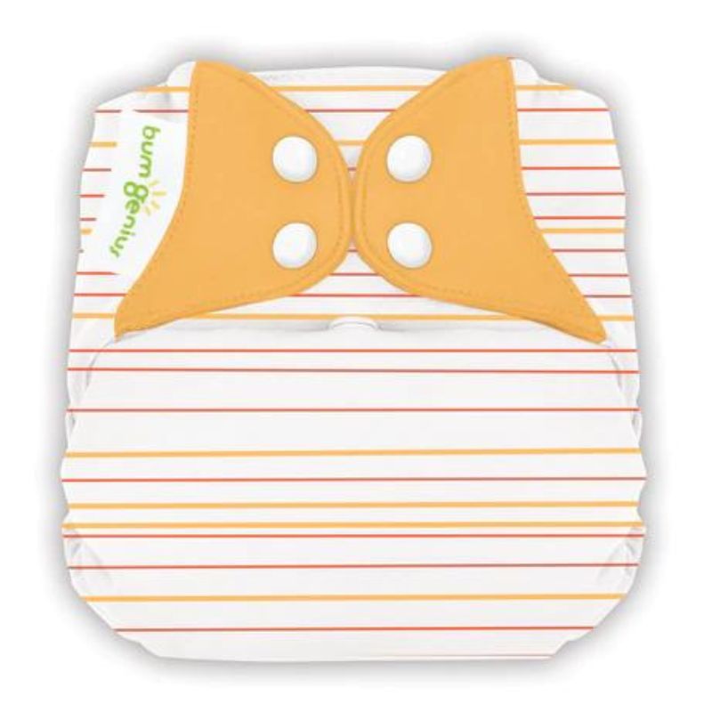 Elemental One Size All-in-One Cloth Diaper - Reusable, Adjustable & Eco-Friendly Baby Diapers for Newborn to Toddler | Perfect for Daycare, Travel & Overnight Use