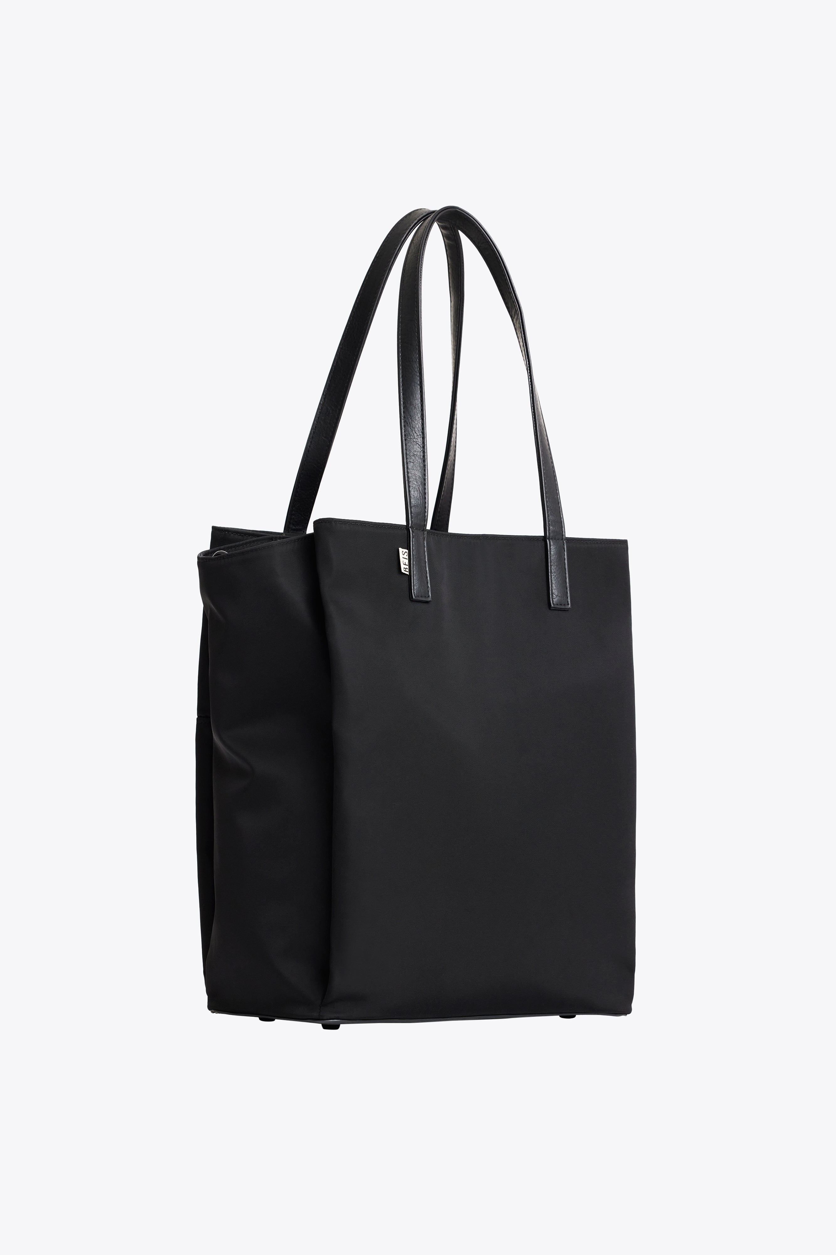 Stylish Black Commuter Tote Bag for Women - Waterproof Work Tote with Laptop Pocket - Perfect for Office, Business Travel & Daily Use