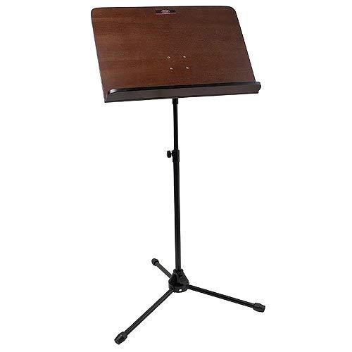 Stagg MUS-A7 BK Orchestra Music Stand - Adjustable & Portable Sheet Music Stand for Musicians, Bands, and Performers - Perfect for Rehearsals, Concerts, and Music Classes