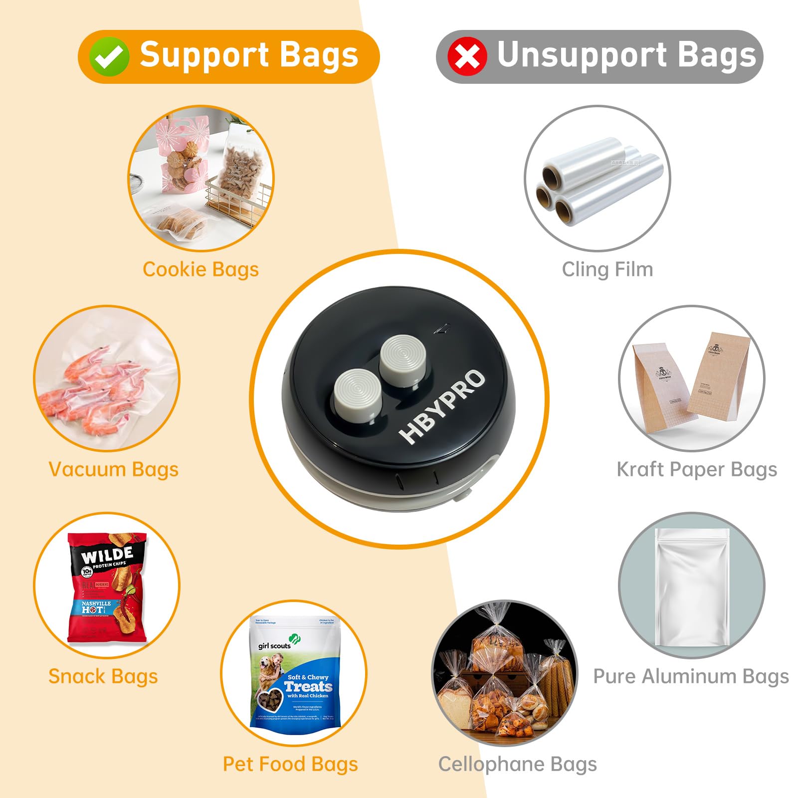 Mini Bag Sealer - Rechargeable Snack & Food Storage for Travel & Home